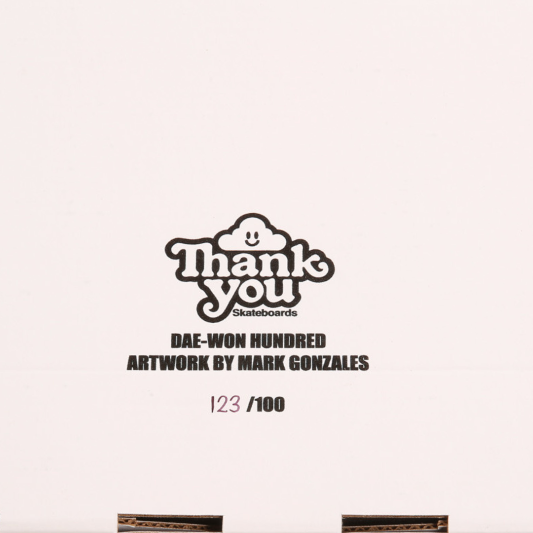 Thank You Skateboards/ Daewon Song x Mark Gonzales / Skateboard/ Artist Proof (123)