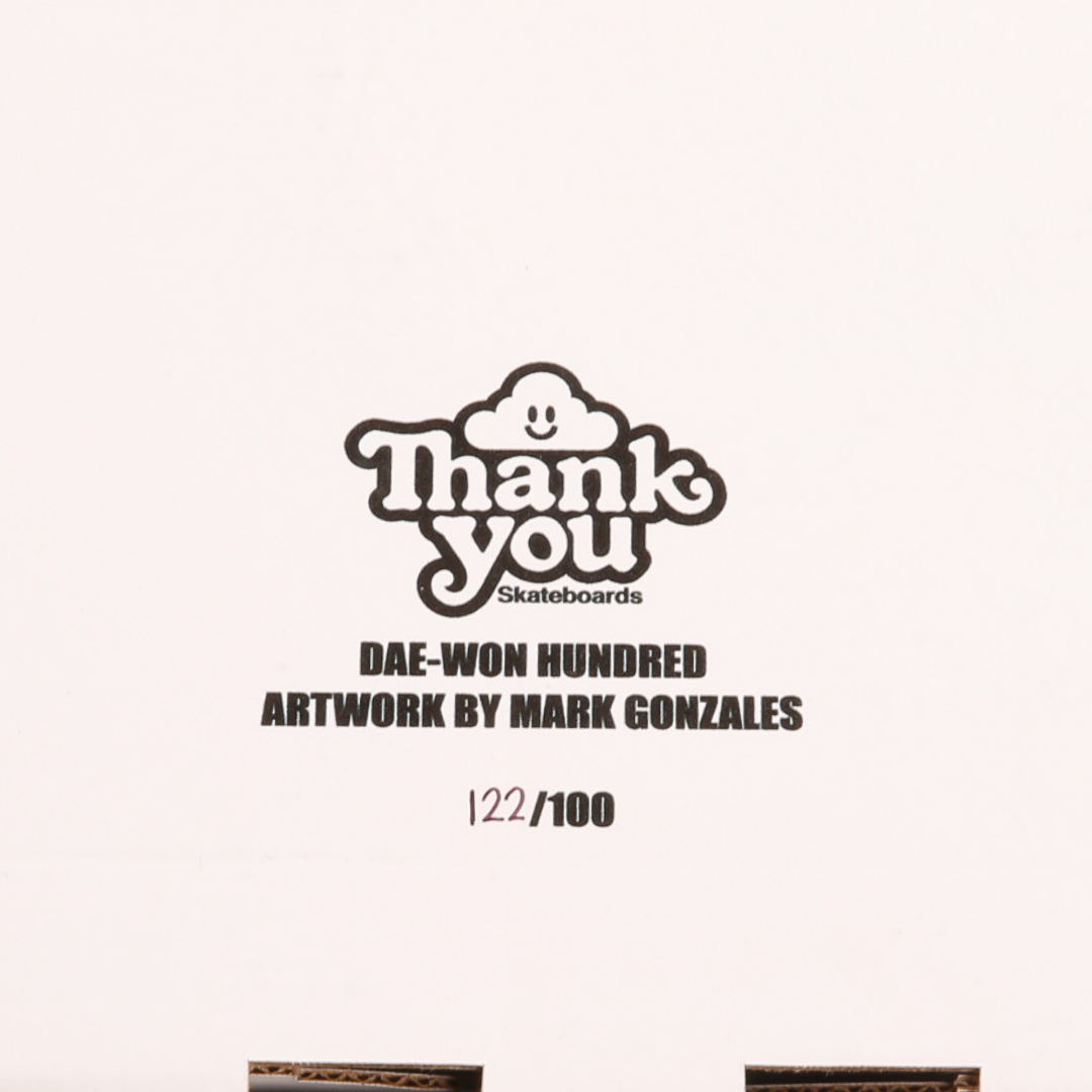 Thank You Skateboards/ Daewon Song x Mark Gonzales / Skateboard/ Artist Proof (122)