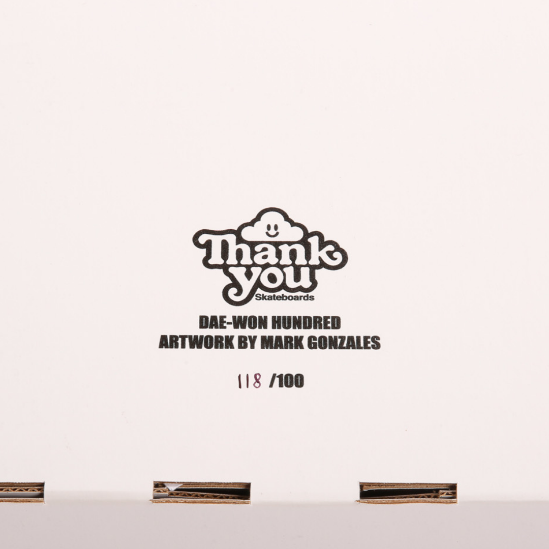 Thank You Skateboards/ Daewon Song x Mark Gonzales / Skateboard/ Artist Proof (118)