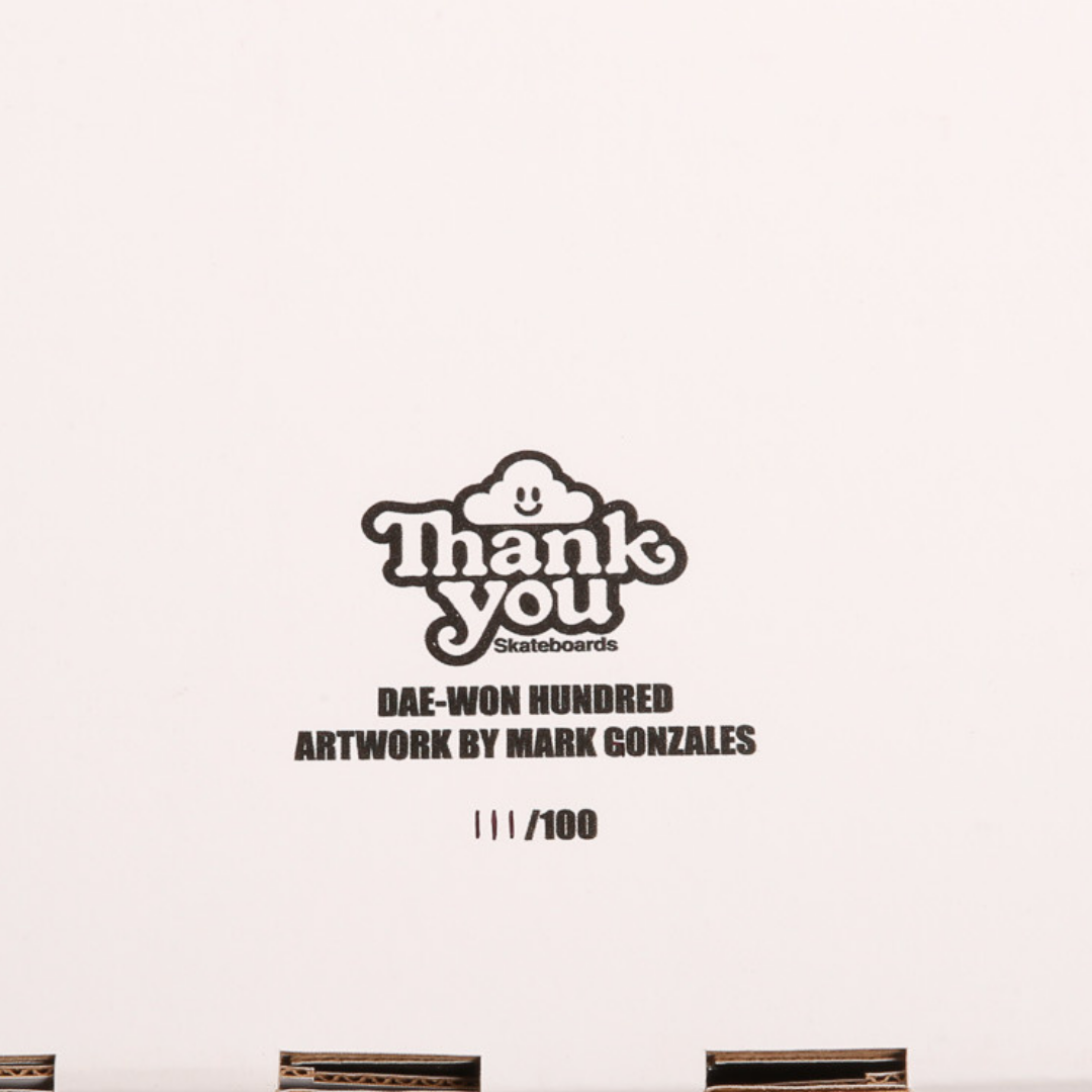 Thank You Skateboards/ Daewon Song x Mark Gonzales / Skateboard/ Artist Proof (111)