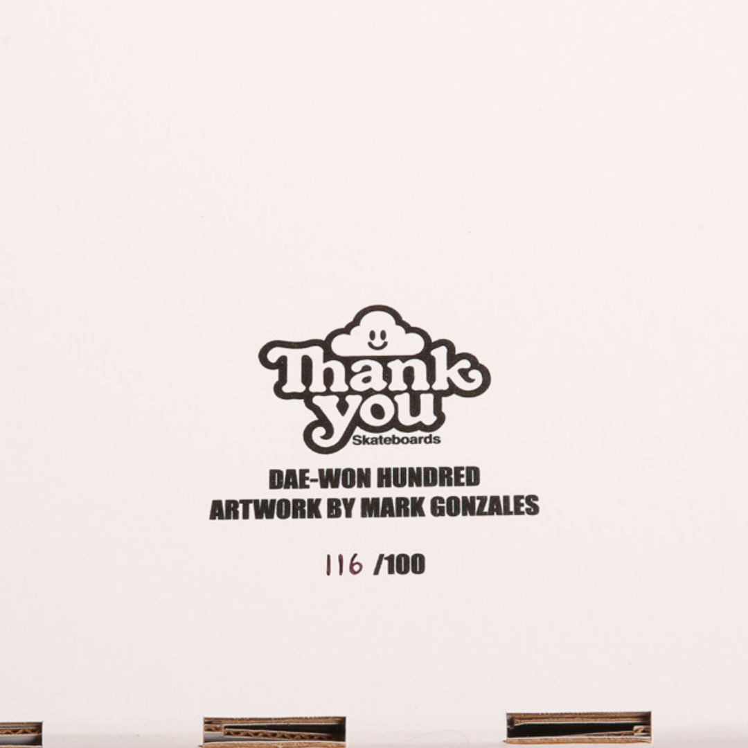 Thank You Skateboards/ Daewon Song x Mark Gonzales / Skateboard/ Artist Proof (116)
