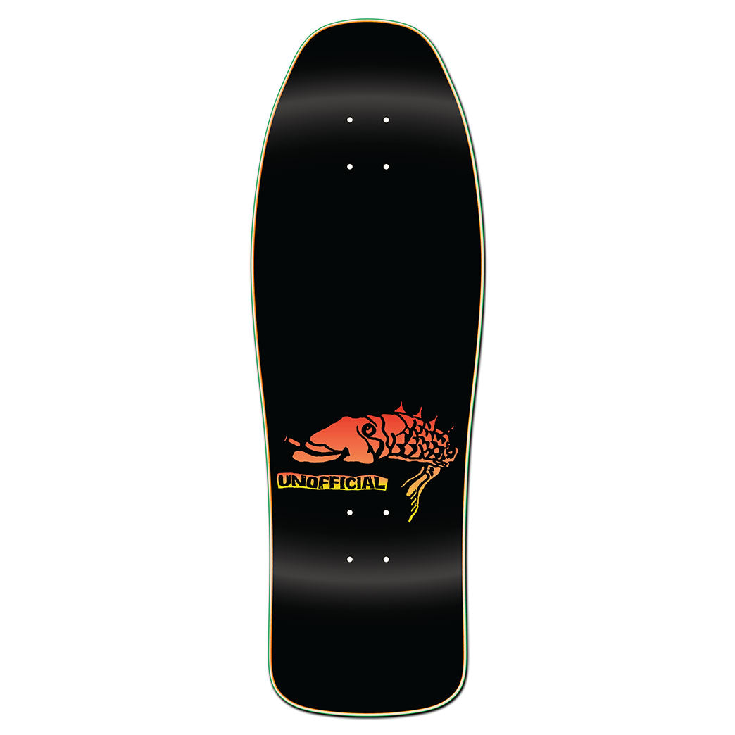Unofficial / Fat Face Deck / Mark Gonzales / Blue Skin-Red Hair / Black Dip / Fish top graphic / 10.1"