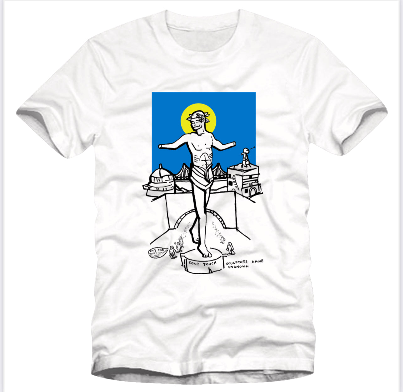 Unofficial / Statue / White/ T-Shirt