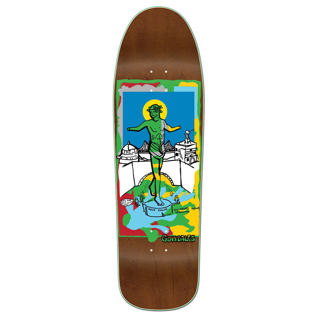 Unofficial / Statue Skateboard Deck / Mark Gonzales / Green statue
