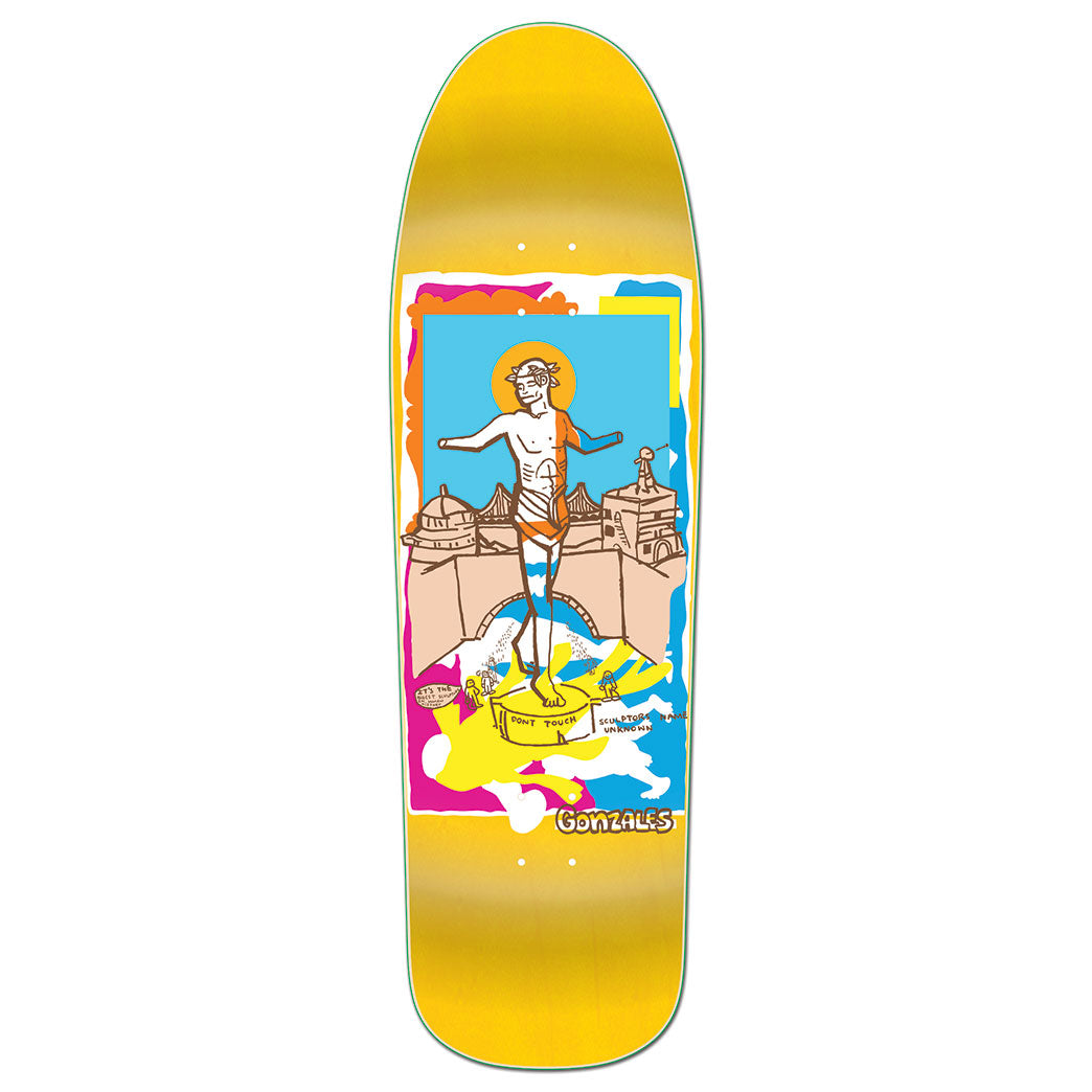 Unofficial / Statue Skateboard Deck / Mark Gonzales / White statue