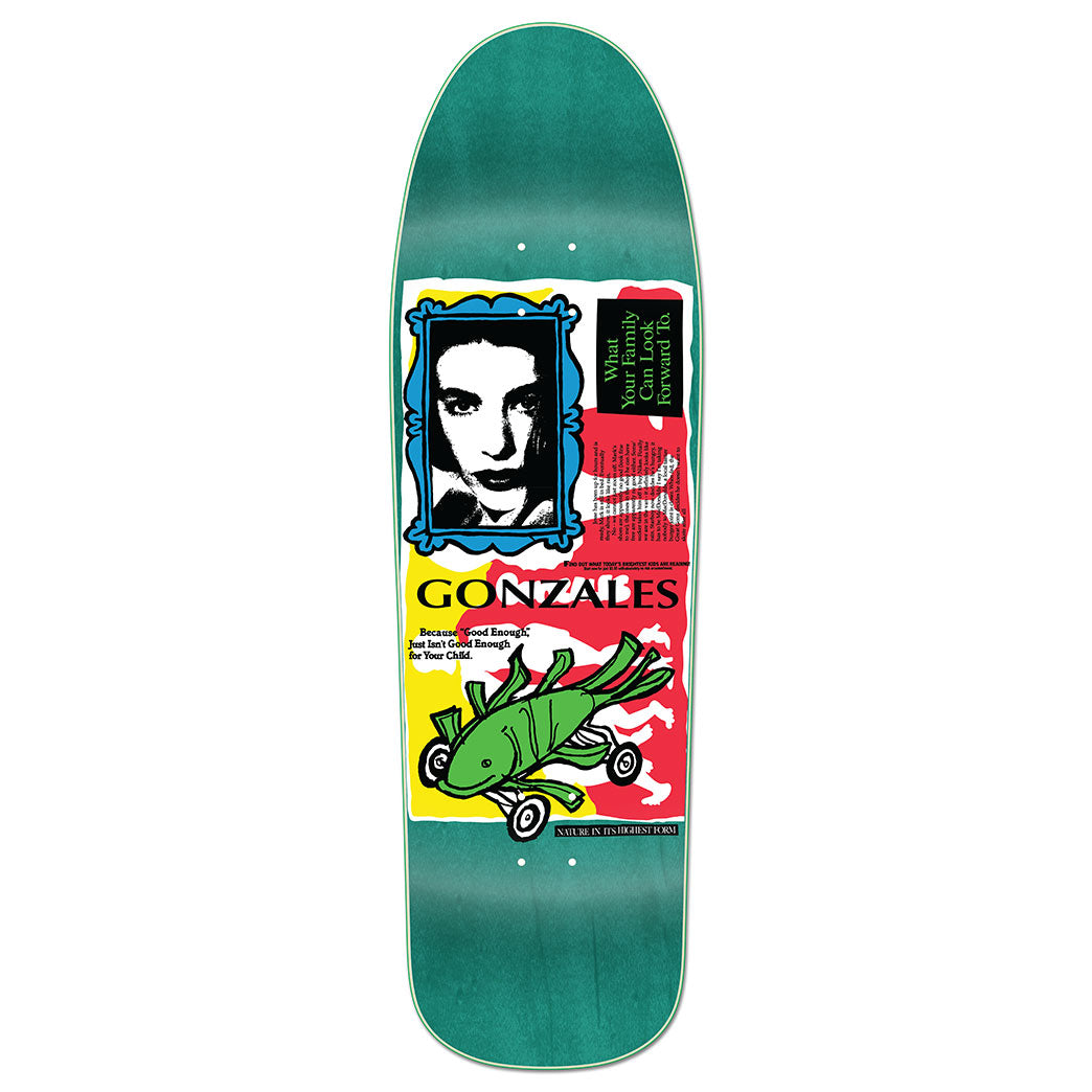 Unofficial / Fish Car Skateboard Deck / Mark Gonzales / Green Fish