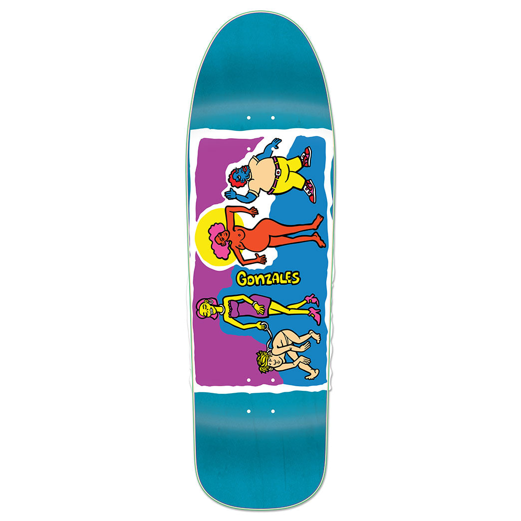Unofficial / Colored People Skateboard Deck / Mark Gonzales / Blue 9"