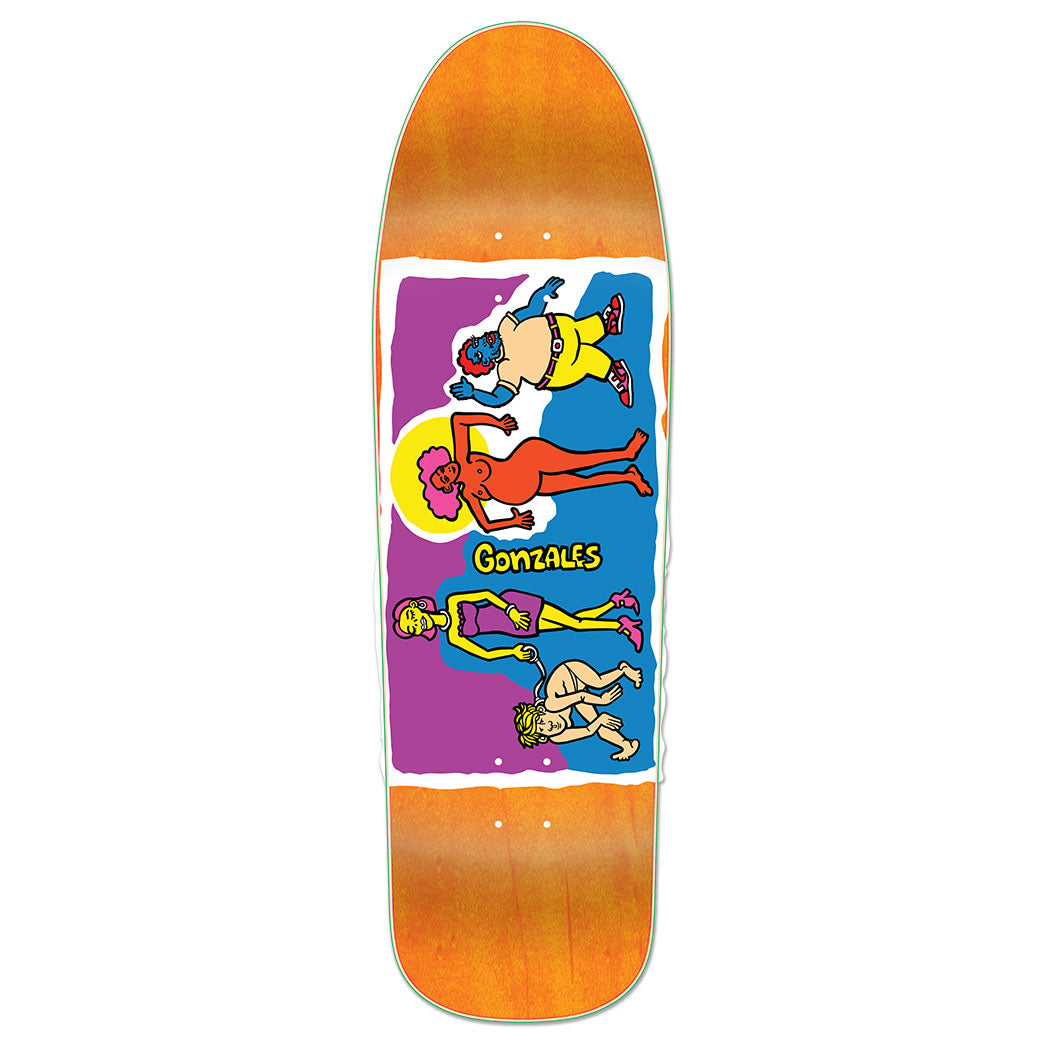 Unofficial / Colored People Skateboard Deck / Mark Gonzales / Orange 9"