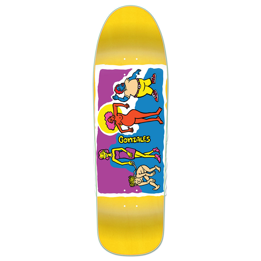Unofficial / Colored People Skateboard Deck / Mark Gonzales / Yellow 9"
