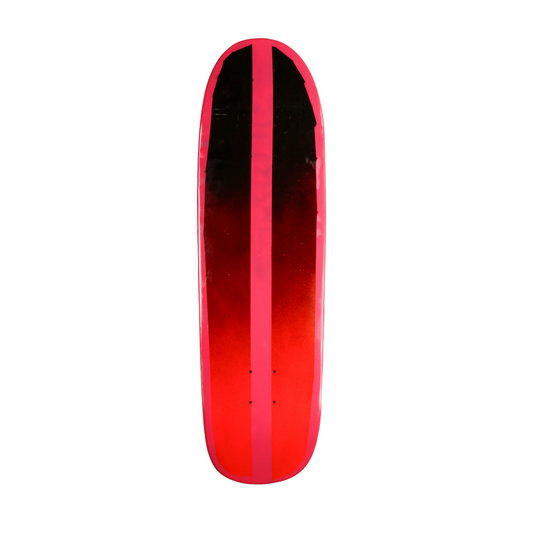 Unofficial / Hand Painted Deck / Electric Pink with Black Fade / Mark Gonzales