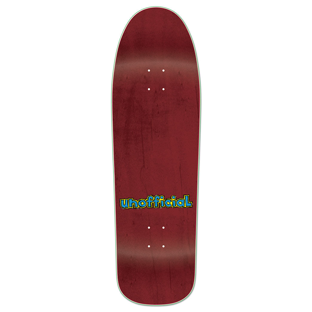 Unofficial / Colored People Skateboard Deck / Mark Gonzales / Maroon 9"