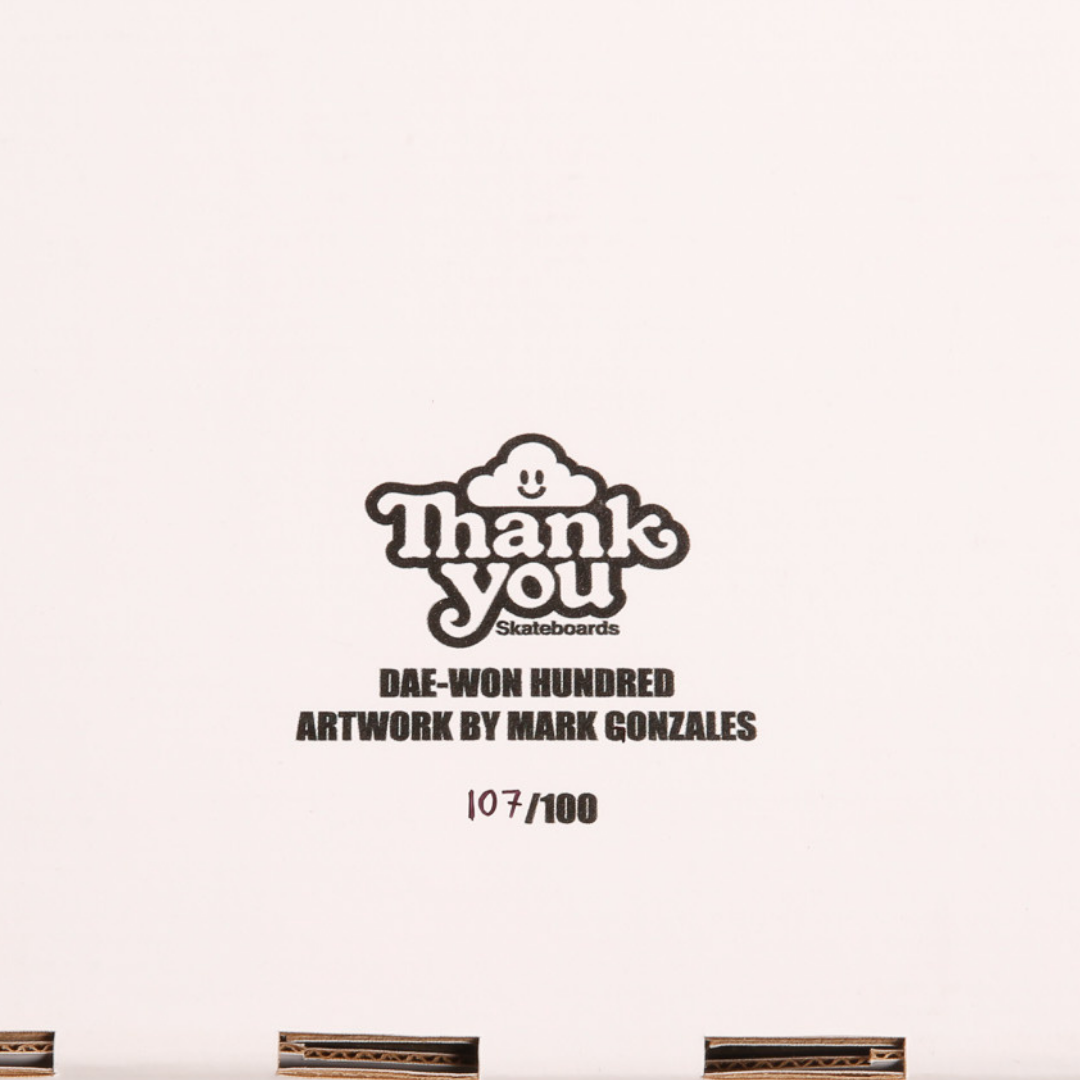 Thank You Skateboards/ Daewon Song x Mark Gonzales / Skateboard/ Artist Proof (107)