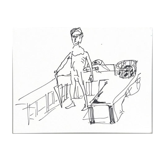 Ink Illustration 41 / unsigned / Mark Gonzales