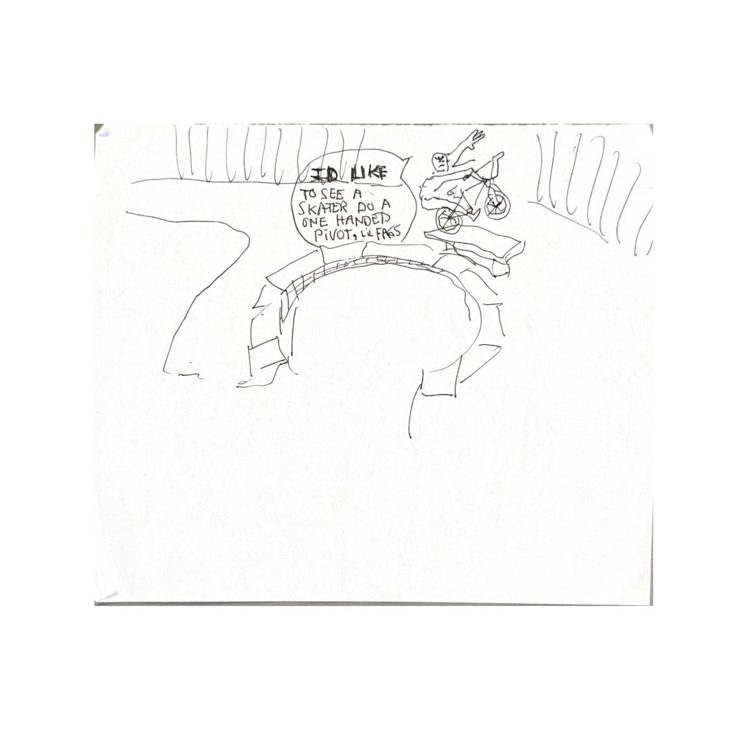 Ink Illustration 27 / unsigned / Mark Gonzales