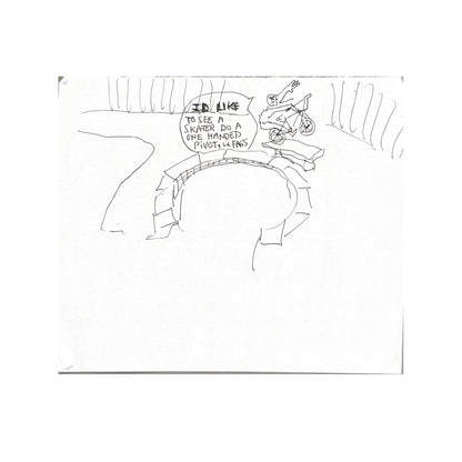 Ink Illustration 27 / unsigned / Mark Gonzales