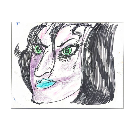 Ink Illustration 39 / unsigned / Mark Gonzales