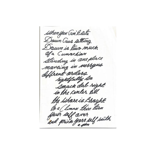 Ink Illustration 38 / unsigned / Mark Gonzales