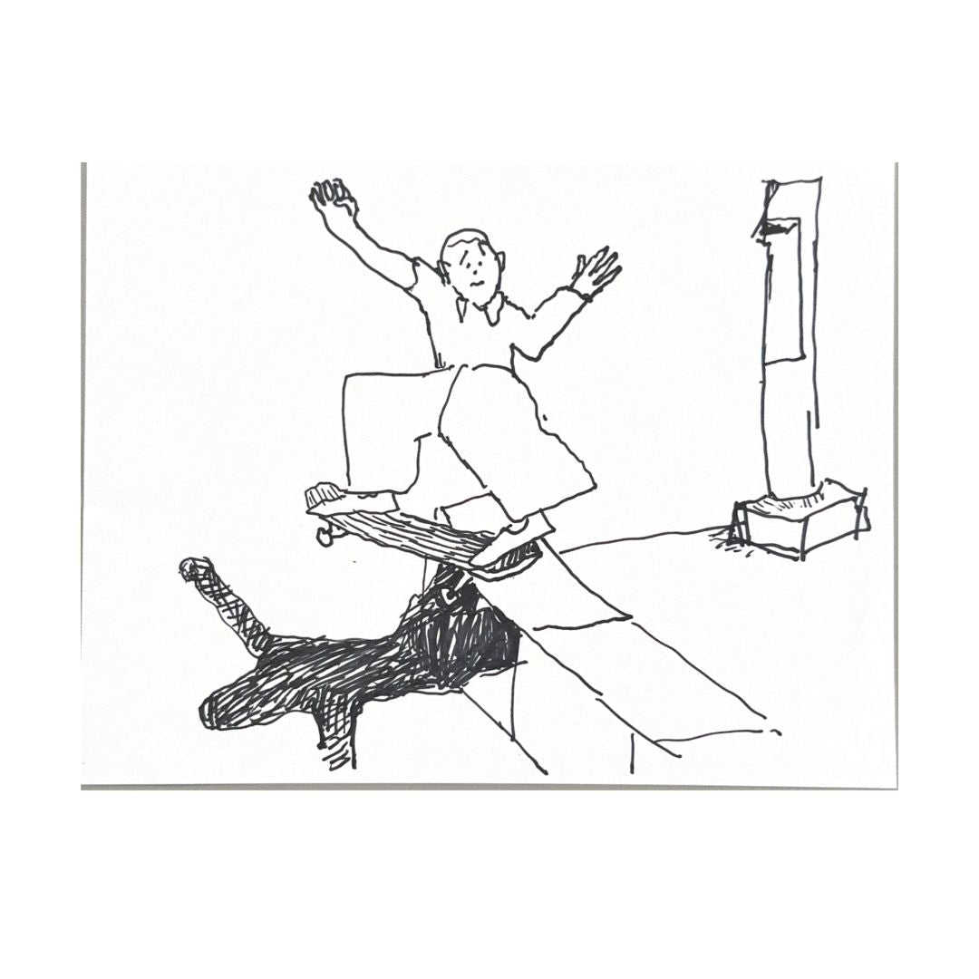 Ink Illustration 22 / unsigned / Mark Gonzales