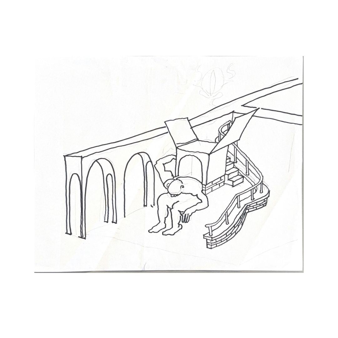 Ink Illustration 21 / unsigned / Mark Gonzales