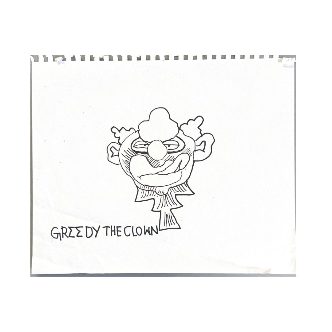 Ink Illustration 25 / unsigned / Mark Gonzales