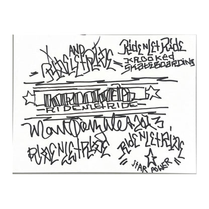 Ink Illustration 42 / unsigned / Mark Gonzales