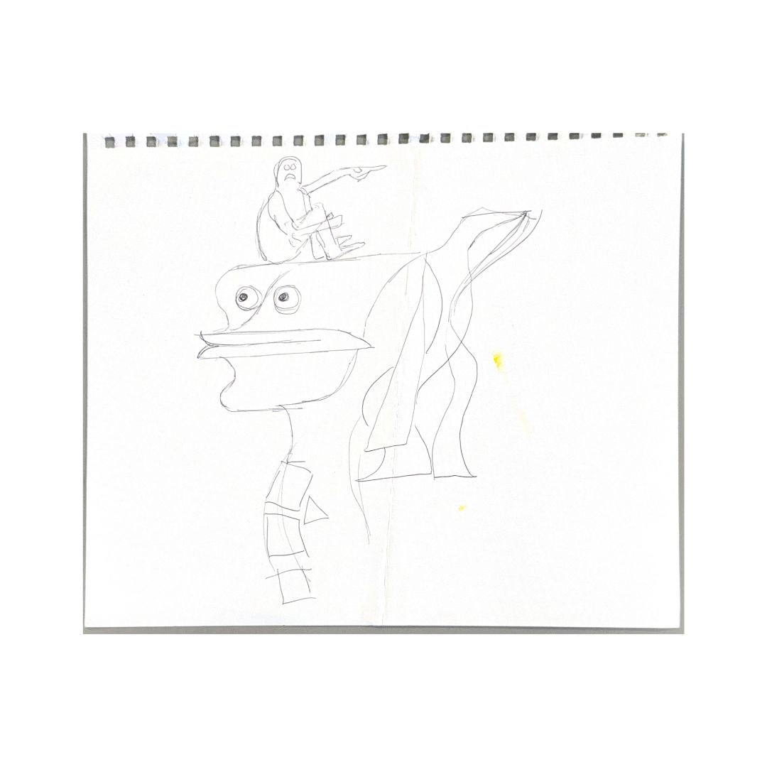 Ink Illustration 4 / unsigned / Mark Gonzales