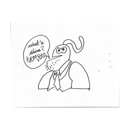 Ink Illustration 15 / unsigned / Mark Gonzales