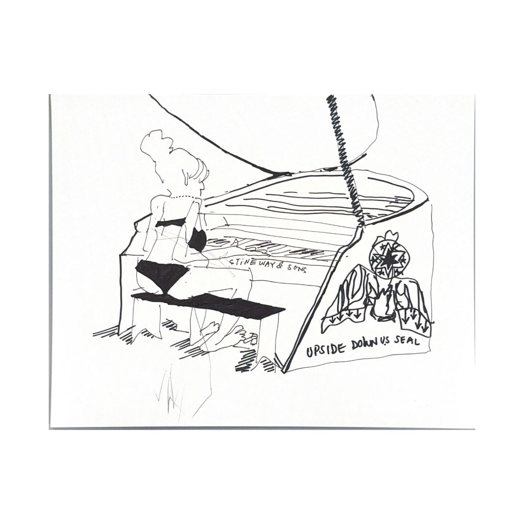 Ink Illustration 29 / unsigned / Mark Gonzales