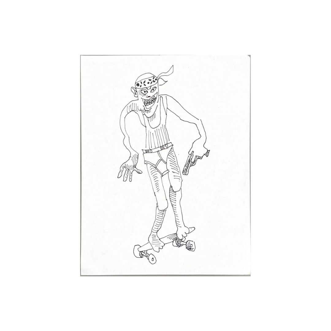 Ink Illustration 16 / unsigned / Mark Gonzales