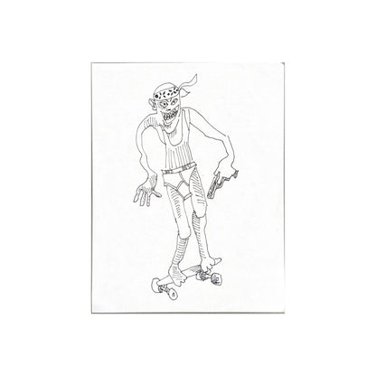 Ink Illustration 16 / unsigned / Mark Gonzales