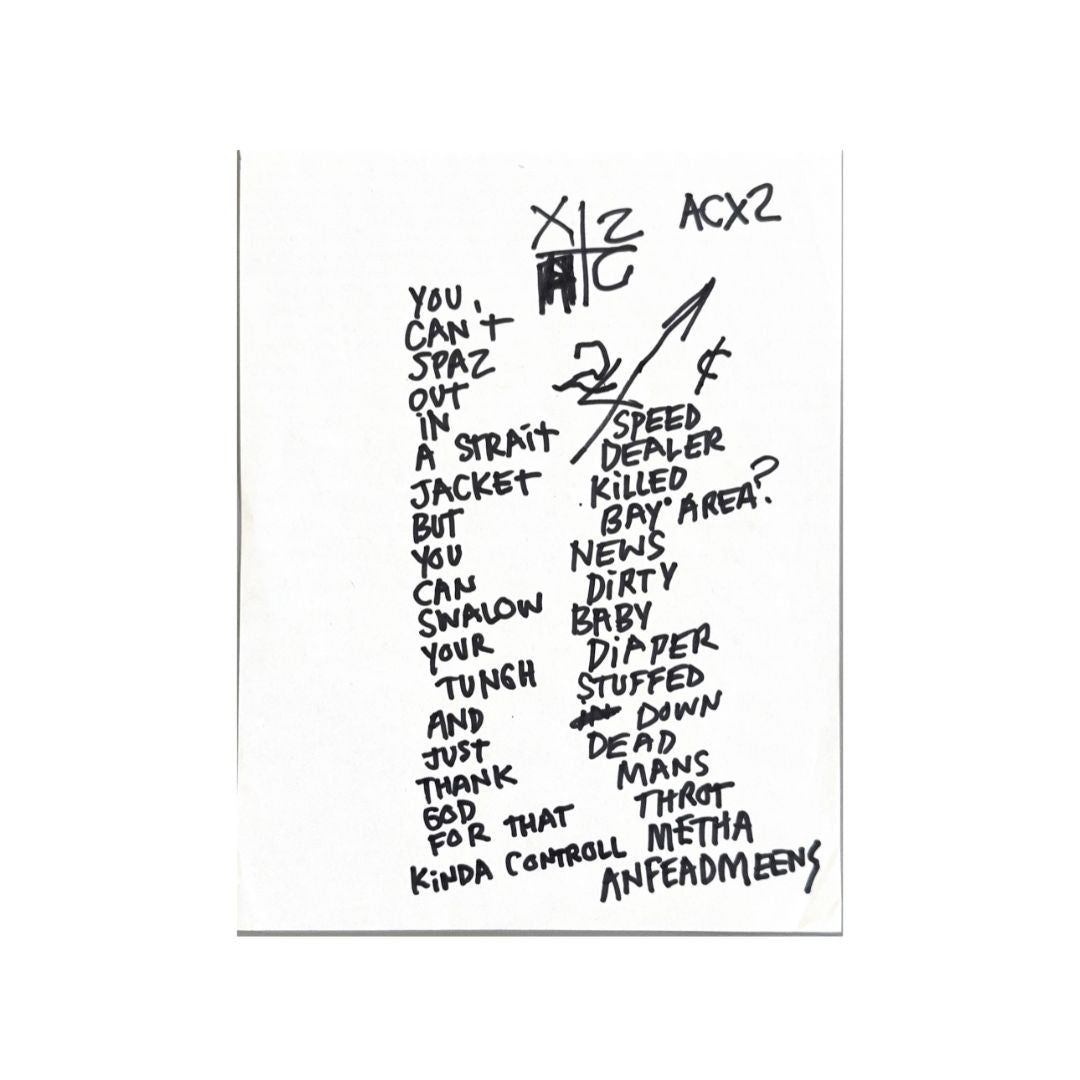 Ink Illustration 10 / unsigned / Mark Gonzales