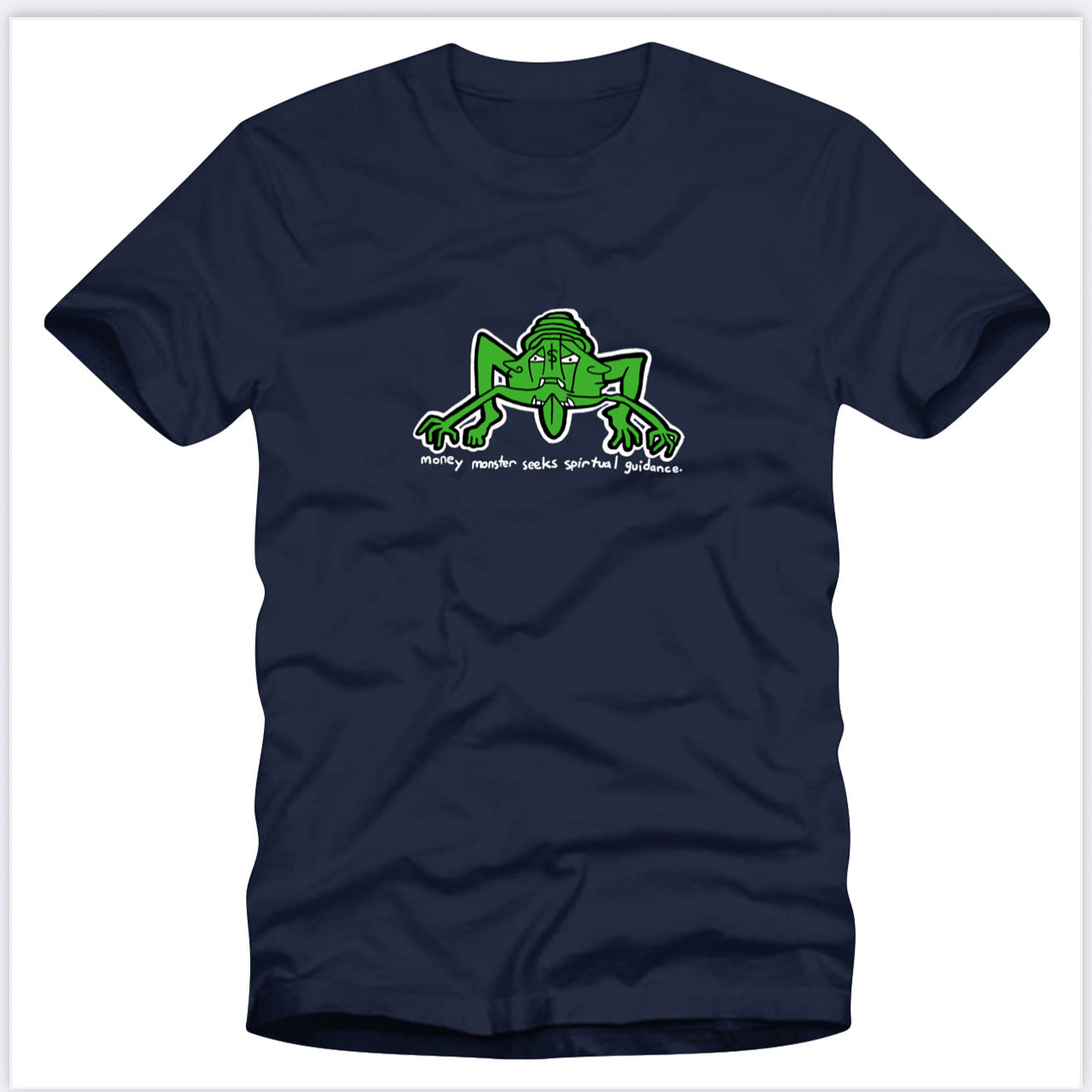 Unofficial / Money Monster / Navy / T-Shirt