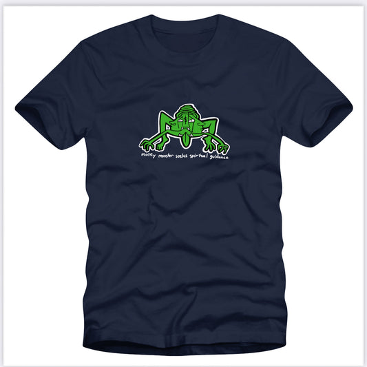 Unofficial / Money Monster / Navy / T-Shirt