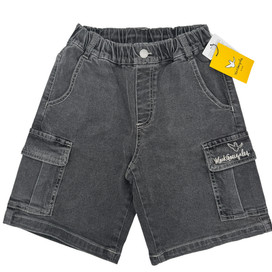 Mark Gonzales Embroidered Angel Cargo Shorts