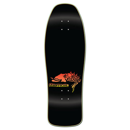 Unofficial / Fat Face Deck / Mark Gonzales / Blue Skin-Red Hair / Black Dip / Fish top graphic / 10.1"