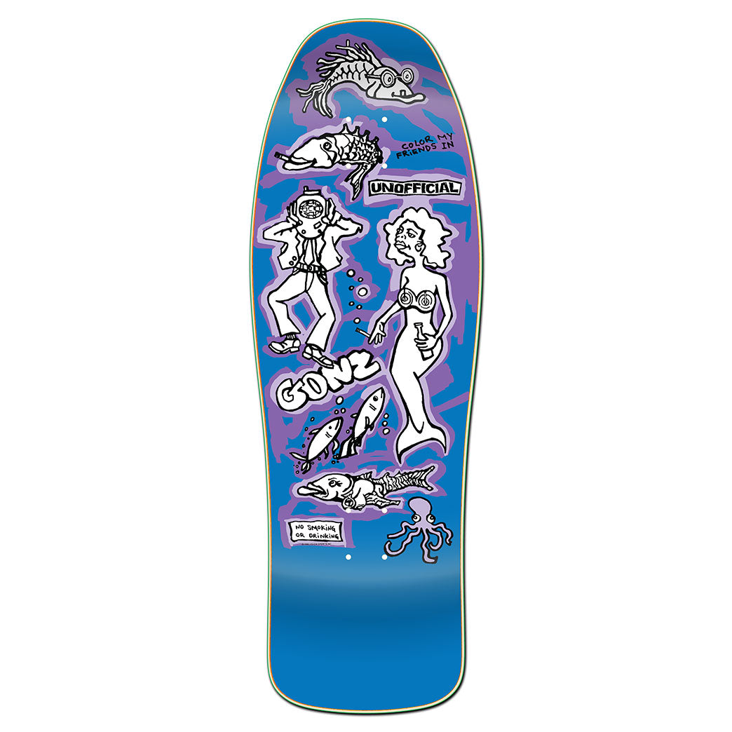 unofficial GONZ Color my friends デッキ Unofficial / Color my friends Skateboard Deck / Mark Gonzales