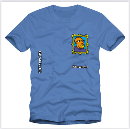 Unofficial / Man and VW Bug / Baby Blue / T-Shirt