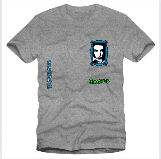 Unofficial / Face & Fish Car / Grey / T-Shirt