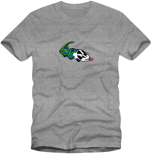 Unofficial / Fish Car / Heather Grey / T-Shirt