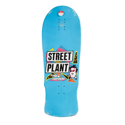 Street Plant / Mark Gonzales Skateboard Deck / Fat Gonz Blue