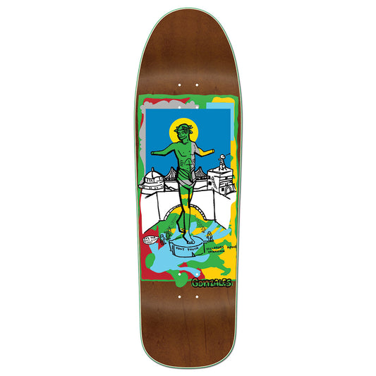 Unofficial / Statue Skateboard Deck with Tee / Mark Gonzales / Green statue