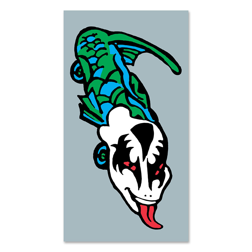 Fish Car Print / Silver / Mark Gonzales