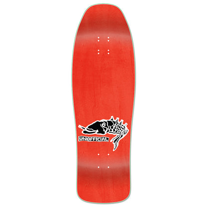 Unofficial / Color my friends Skateboard Deck / Mark Gonzales / Red Stain / Black Gold / 10"
