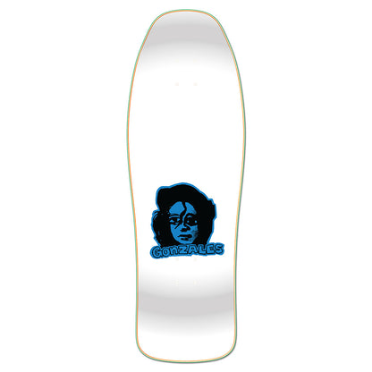 Unofficial / Man and Woman Skateboard Deck / Mark Gonzales / White Dip / 10"