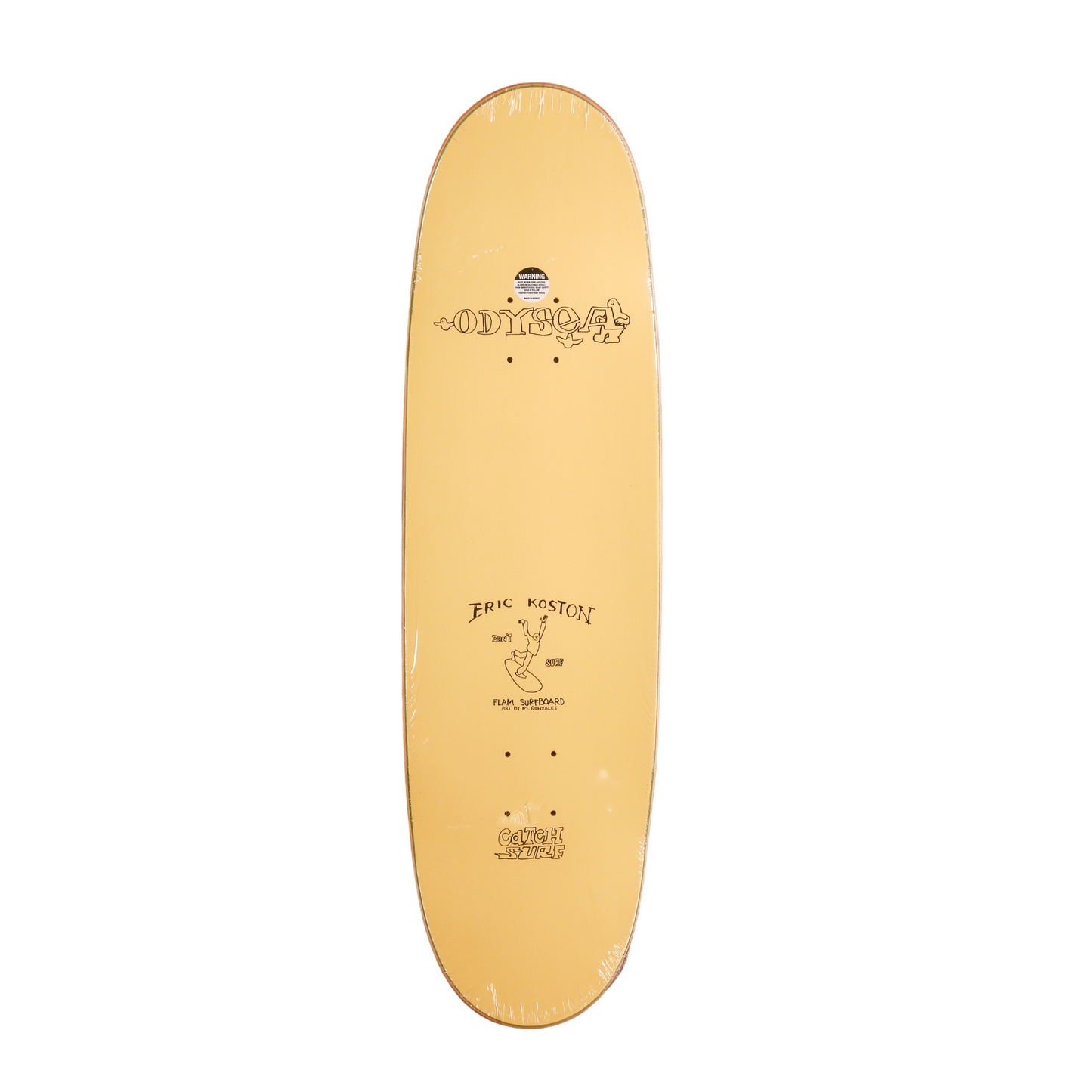 Odysea / Eric Koston Skateboard Deck / 9.0