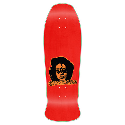 Unofficial / Man and Woman Skateboard Deck / Mark Gonzales / Red Stain / Orange Hair / Ramp Gonzo 10"