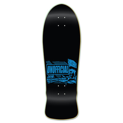 Unofficial / OG Gonz Face Skateboard Deck / Mark Gonzales / Black Dip / 10"