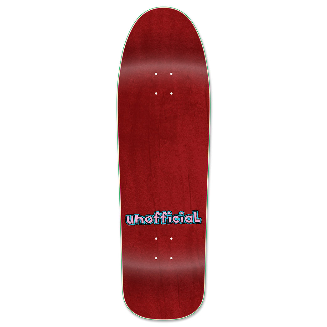 Unofficial / Colored People 3 Skateboard Deck / Mark Gonzales / Burgundy Stain
