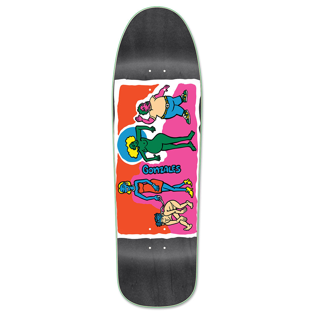 Unofficial / Colored People Skateboard Deck / Mark Gonzales / Black Stain 9"