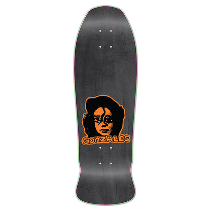 Unofficial / Man and Woman Skateboard Deck / Mark Gonzales / Black Stain / Orange Hair / Ramp Gonzo 10"